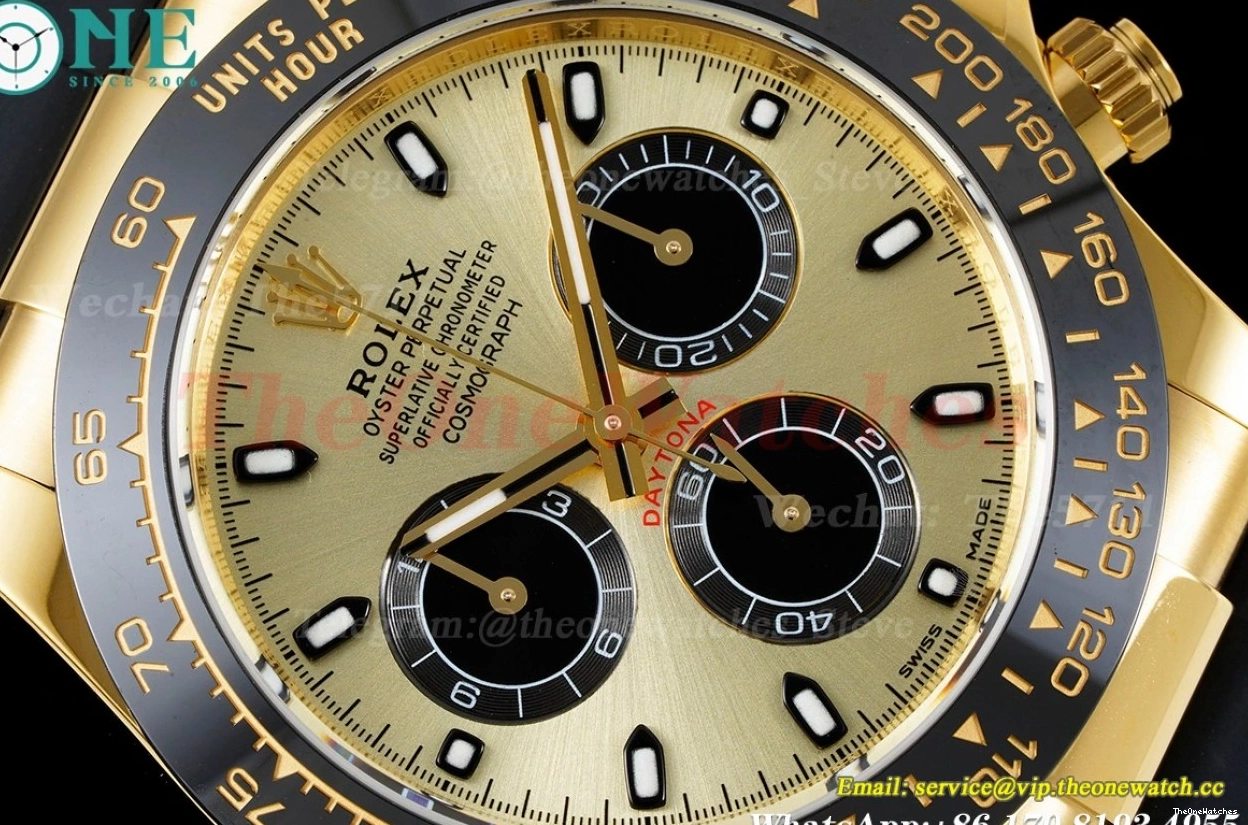 YG BTF 904L Dial SA4130 V2 RU 116518 Daytona Gold 0108